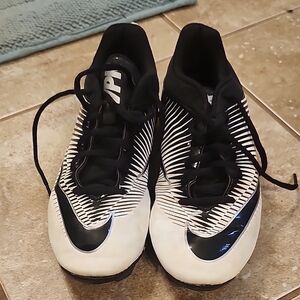 Nike Black and White Cleats